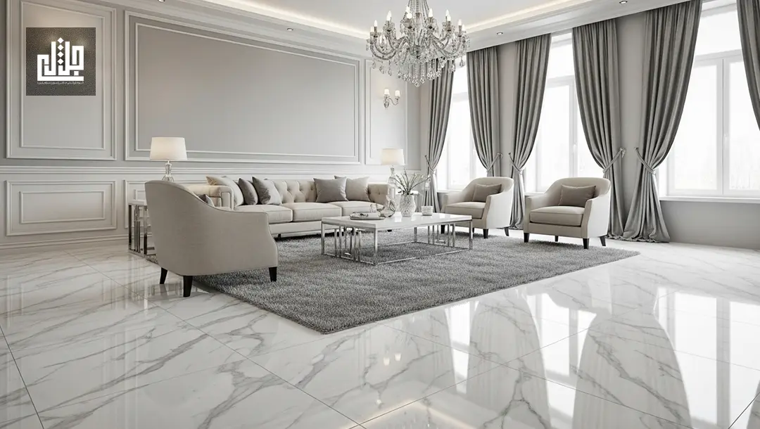 سرامیک پرسلان؛ بهترین انتخاب برای کف پذیرایی