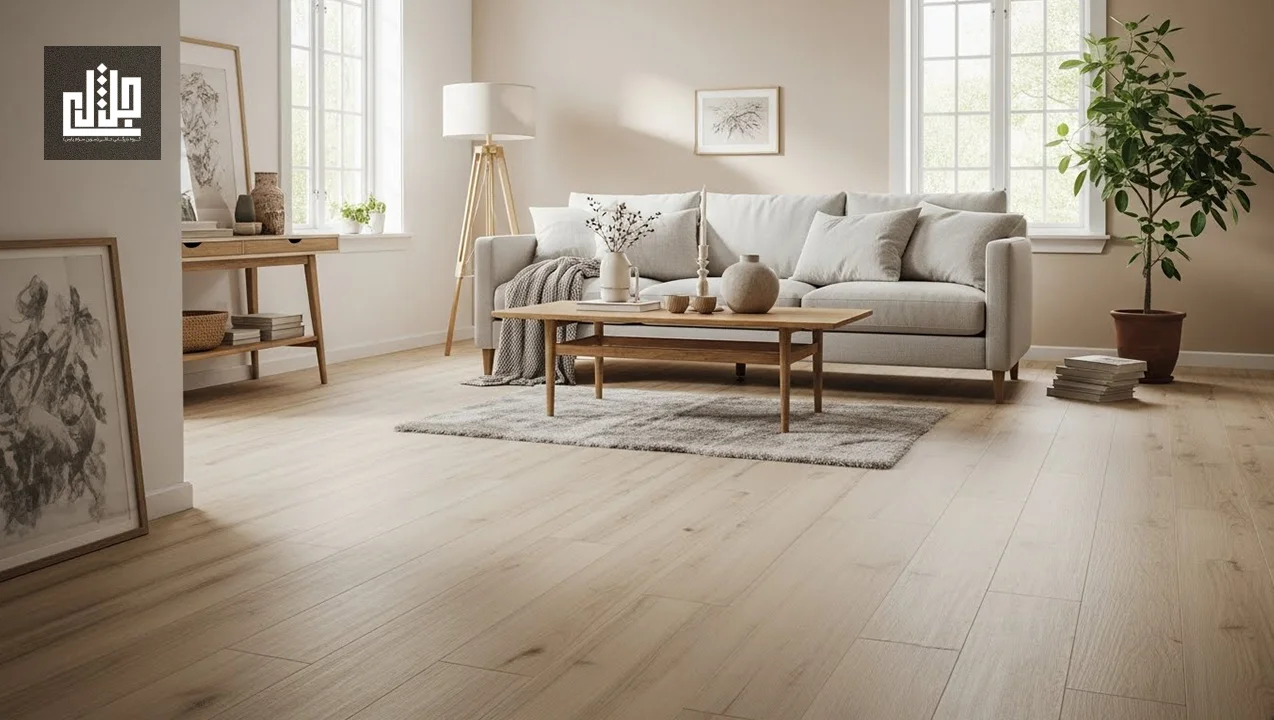 کاشی طرح چوب؛ گرمی در کنار سردیِ سفید ابری
